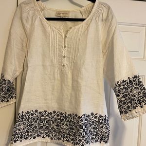Summery Blouse with Floral Detailing